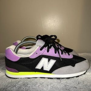 New Balance Black and Purple Athletic Shoes